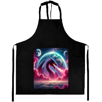 Discover The humble dragon-Digital art Aprons