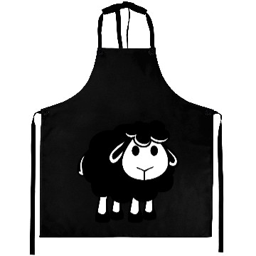 Discover Black Sheep Small Cute Cute Lamb Cool Comic Sweet Aprons