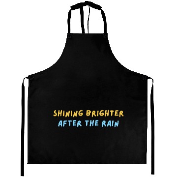 Discover Shining brighter after the rain Chlamydia Survivor Aprons