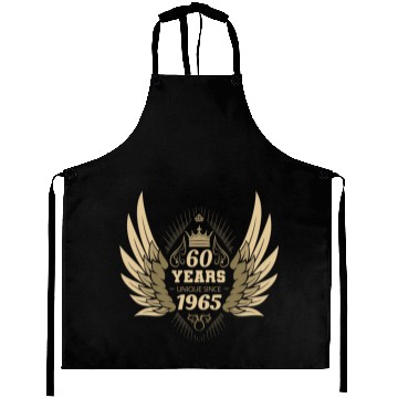Discover 60 Years Unique Angel Wings Crown Aprons