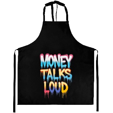 Discover Money Talks Art Aprons