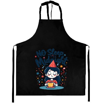 Discover No Sleep Till Midnight Aprons