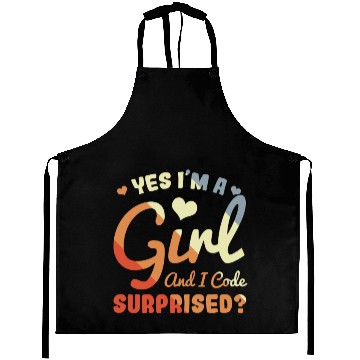 Discover Programmer Girl Aprons