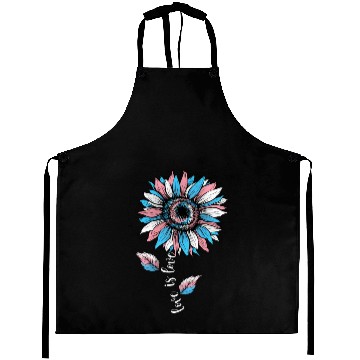 Discover Rainbow Sunflower Love Is Love LGBT Pride Aprons