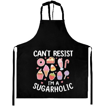 Discover Sugarholic Sweets Sugar Candy Enthusiast Aprons