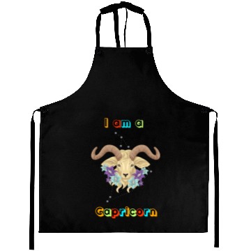 Discover I am a Capricorn Aprons
