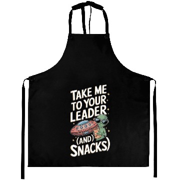 Discover Take Me to Your Leader (and Snacks) Aprons