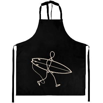 Discover Surfer walking with surfboard Aprons
