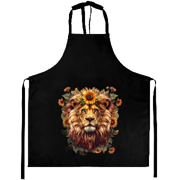 Discover Sunflower Lion Vintage Aprons