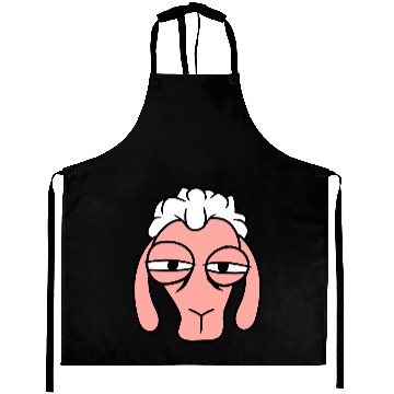Discover Sheep Skeptical Critical Look Face Head Cool Angry Aprons