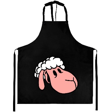 Discover Sheep Face Head Cute Sweet Little Lamb Cool Comic Aprons