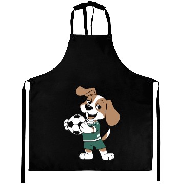 Discover Playful Beagle Soccer Aprons