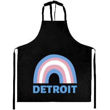 Discover Detroit Transgender Flag Aprons