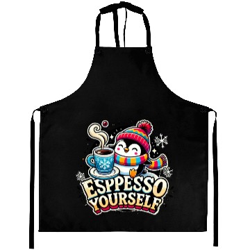Discover panda powered by caffeine 1 Aprons