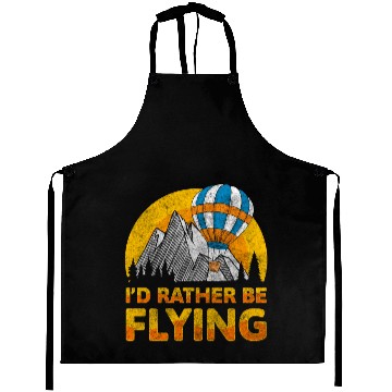 Discover Hot Air Balloon Ride Adventure Hobby Aprons