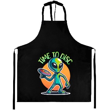 Discover Alien Disc Golf | Retro Extraterrestrial Aprons