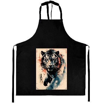 Discover Tiger Stare Aprons
