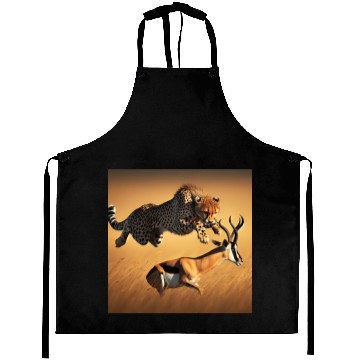 Discover Cheetah on the Hunt Aprons