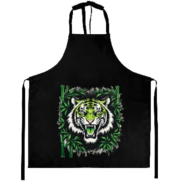 Discover Roaring Bamboo Tiger Aprons