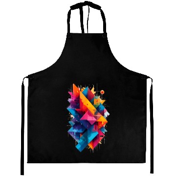 Discover Colorful Abstract Aprons