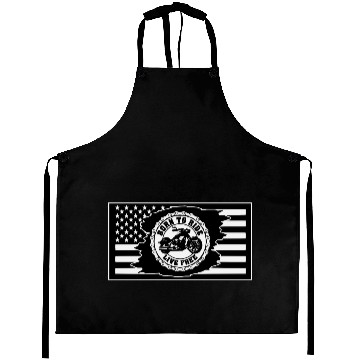 Discover American Flag Motorcycle Born To Ride Aprons