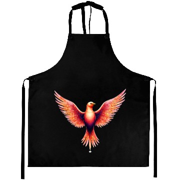 Discover Celestial Flamebird Aprons