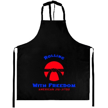 Discover Rolling With Freedom American Jiu Jitsu Aprons!