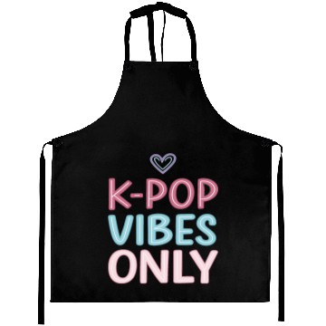 Discover K-Pop Vibes Only-stylish K-pop Design Aprons