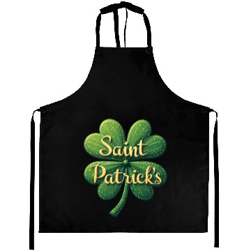 Discover Saint Patrick’s Day Four-Leaf Charm Aprons