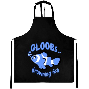 Discover Drowning fish Aprons