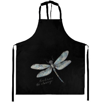 Discover Embrace the Change Dragonfly Aprons