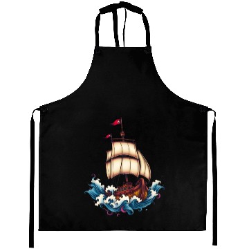 Discover Pirate ship Aprons