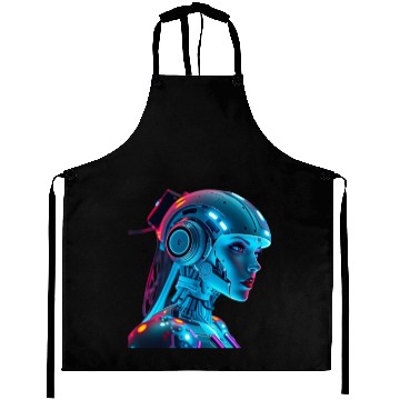 Discover female robot Aprons