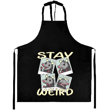 Discover Stay Weird Aprons