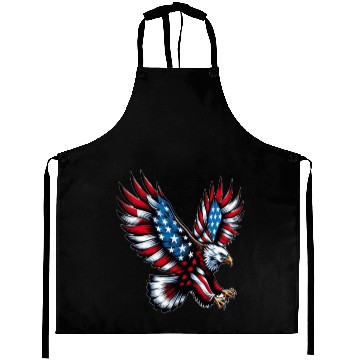Discover USA American Eagle Aprons