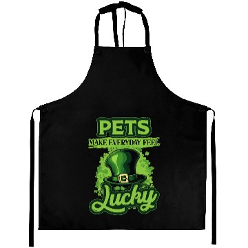 Discover St Patricks Day Pets Make Everyday Feel Lucky Aprons