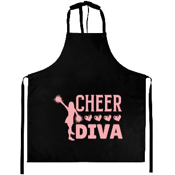 Discover Cheer Diva Heart Cheerleader Aprons