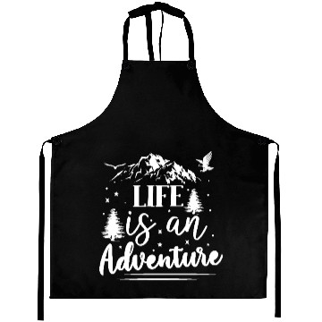 Discover Life Is An Adventure Aprons