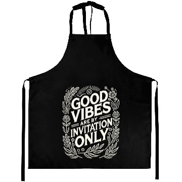 Discover GV Are By Invitation Only Aprons