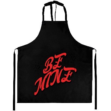Discover Be Mine Bold Valentines Aprons