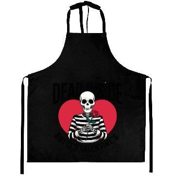 Discover Dead Inside But It's Valentine's | Funny Valentine Aprons