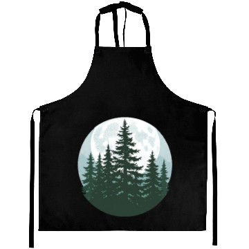 Discover Trees Wildlife Nature Forest Silhouette Aprons