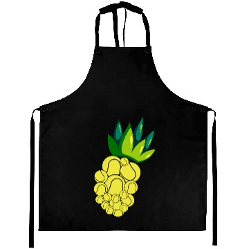 Discover Pineapple Tennis Vibes for Summer Fun Aprons