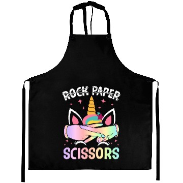 Discover Funny Lesbian Pride LGBTQ Rock Paper Scissors Aprons