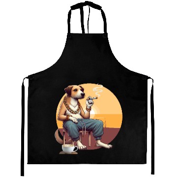 Discover The Gangster Dog Aprons