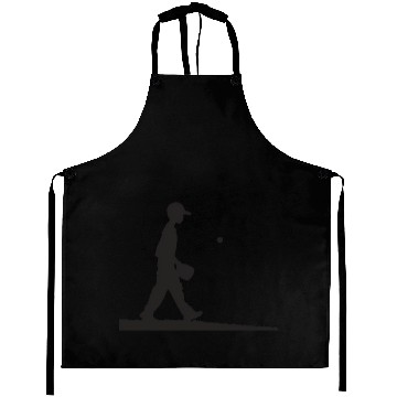Discover Baseball Player Black And White Aprons