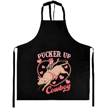 Discover Pucker Up Cowboy Aprons