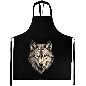 Discover Wolf head 2 Aprons