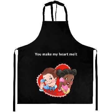 Discover You Make My Heart Melt Aprons