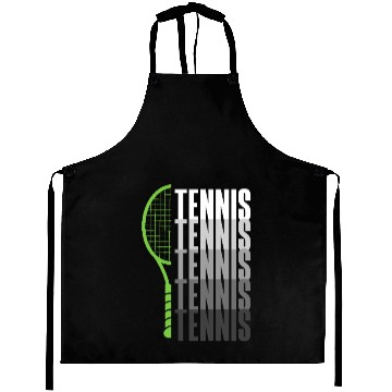 Discover Tennis Enthusiast Passion Reflection Aprons